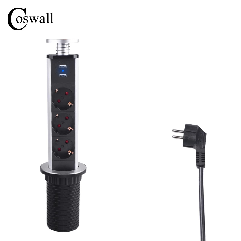Pop Display Shelf - COSWALL-toma de corriente retráctil para mesa