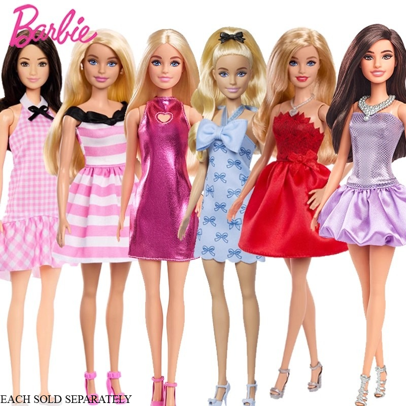 Mattel Toy Barbie - Muñecas Barbie Fashionistas 100% originales de