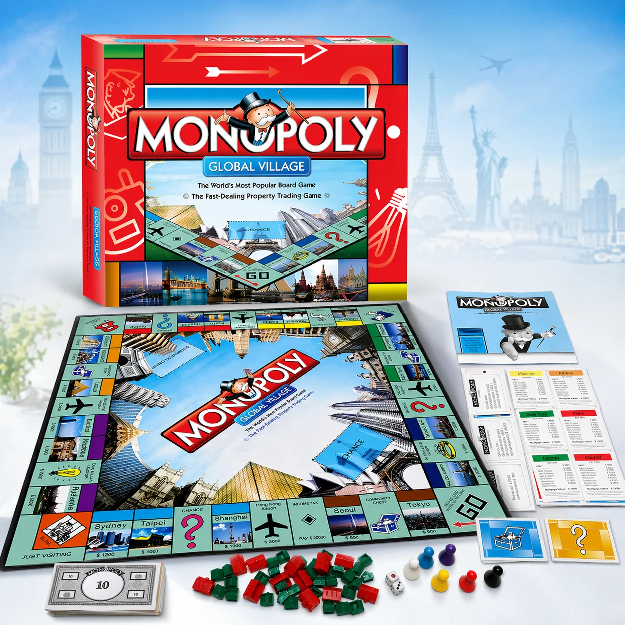 Hasbro Game Monopoly - Juego de Mesa MONOPOLY GLOBAL VILLAGE