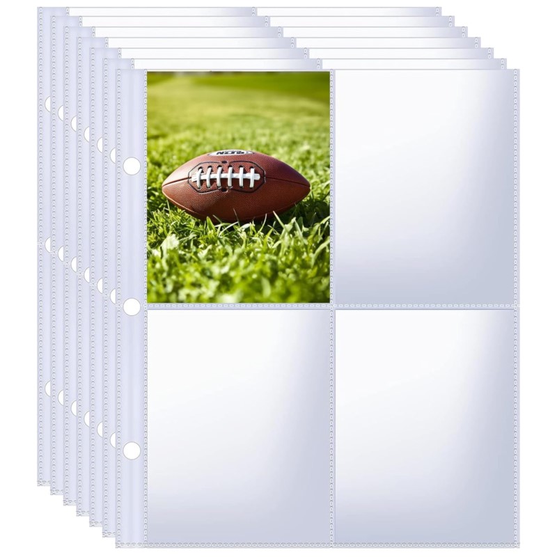 Trading Card Binder - Álbum de 4 bolsillos para tarjetas