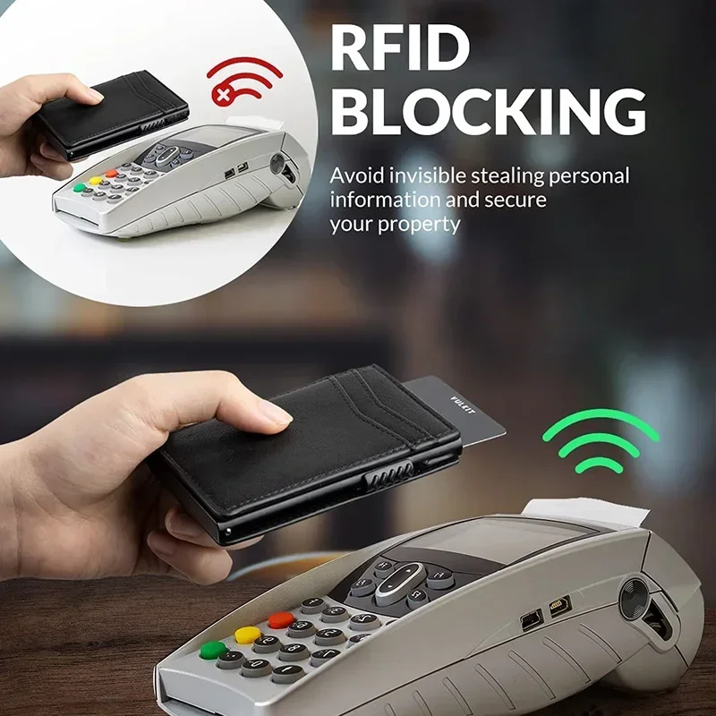 Cartera minimalista para hombr - Card Top Loader reseña y precio