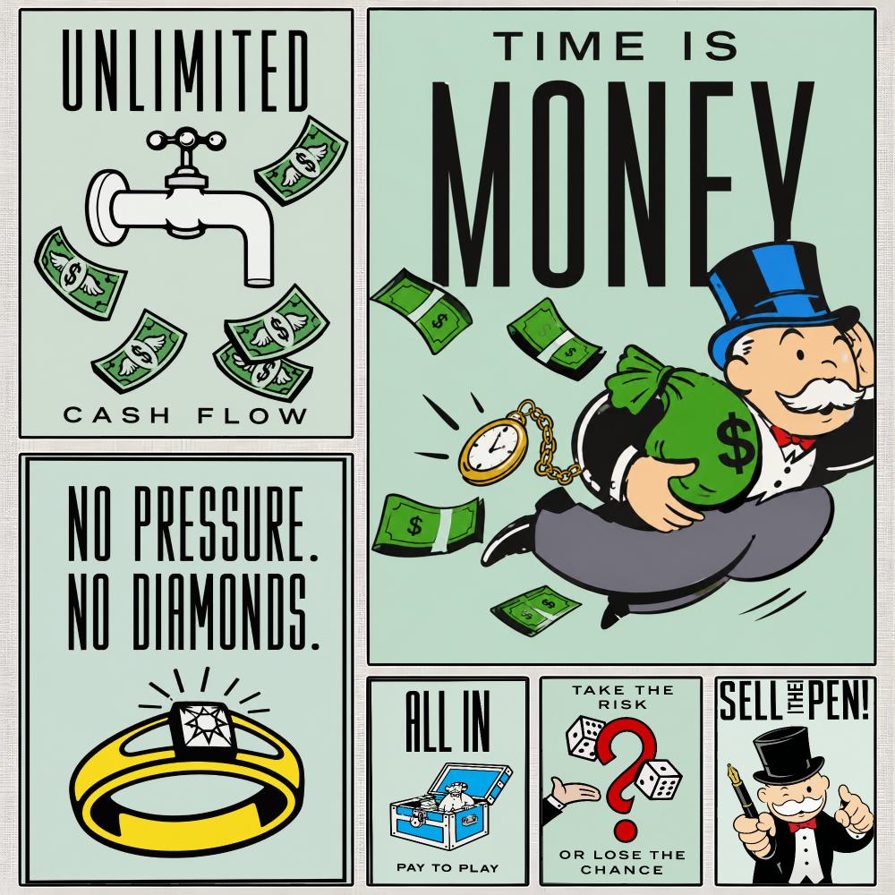 Juego de mesa Monopoly, póster - Hasbro Game Monopoly reseña y precio