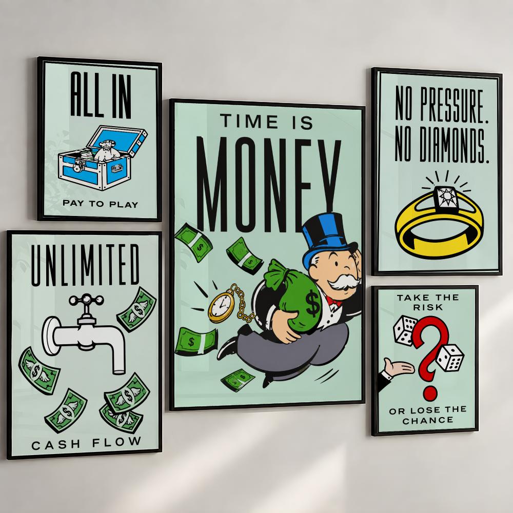 Juego de mesa Monopoly, póster - Hasbro Game Monopoly reseña y precio