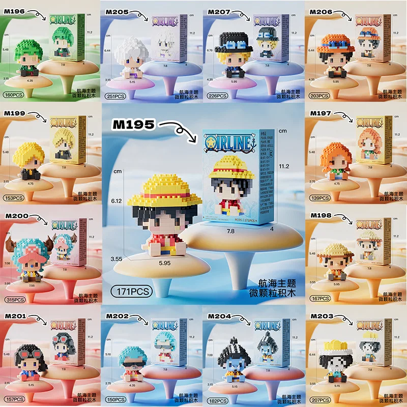 Figura de Anime 3D de ONE PIEC - Building Block Mini reseña y precio