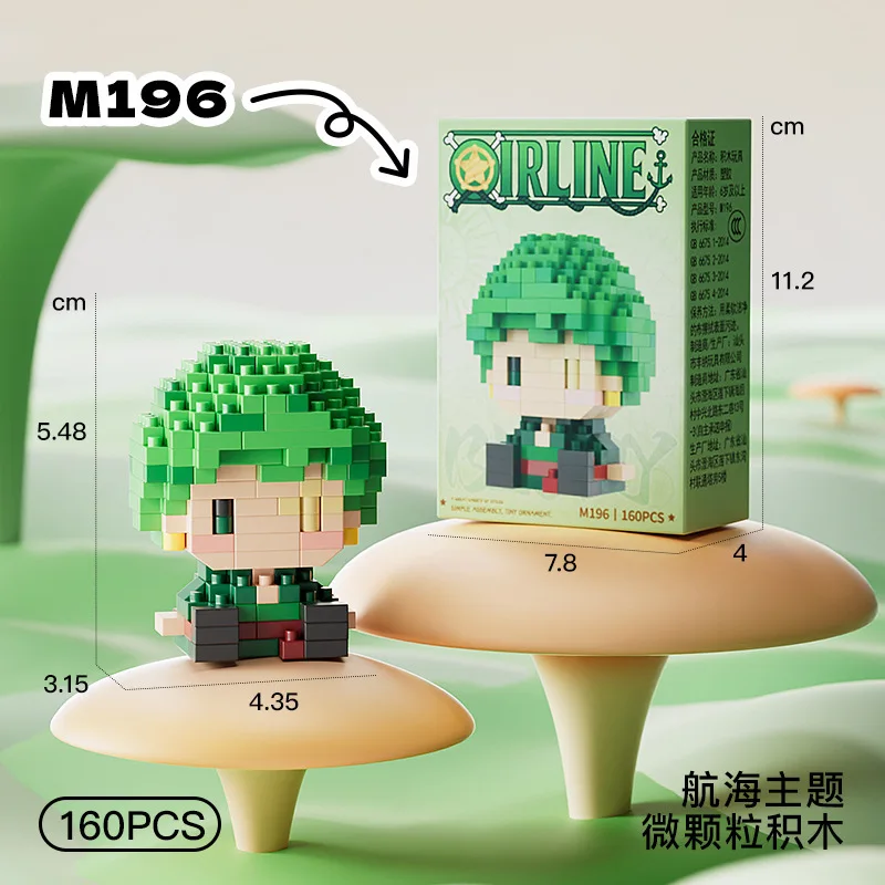Figura de Anime 3D de ONE PIEC - Building Block Mini reseña y precio